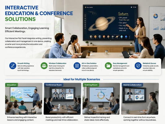 Interactive Education and Conference Display Solutions - Touch Screen for Classroom and Meeting Room