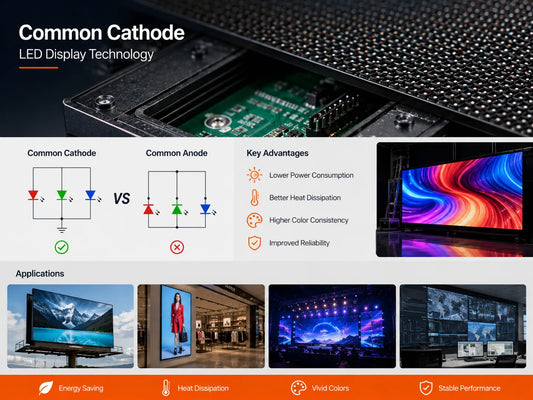LED Common Cathode Technology Analysis - Energy-efficient Display Solution for Digital Signage