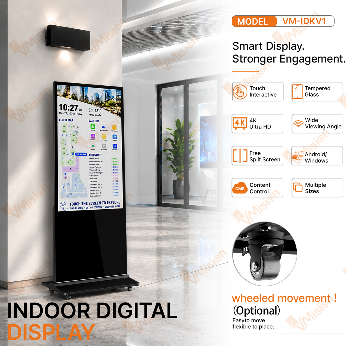 VM-IDKV1 Digital Signage Kiosk