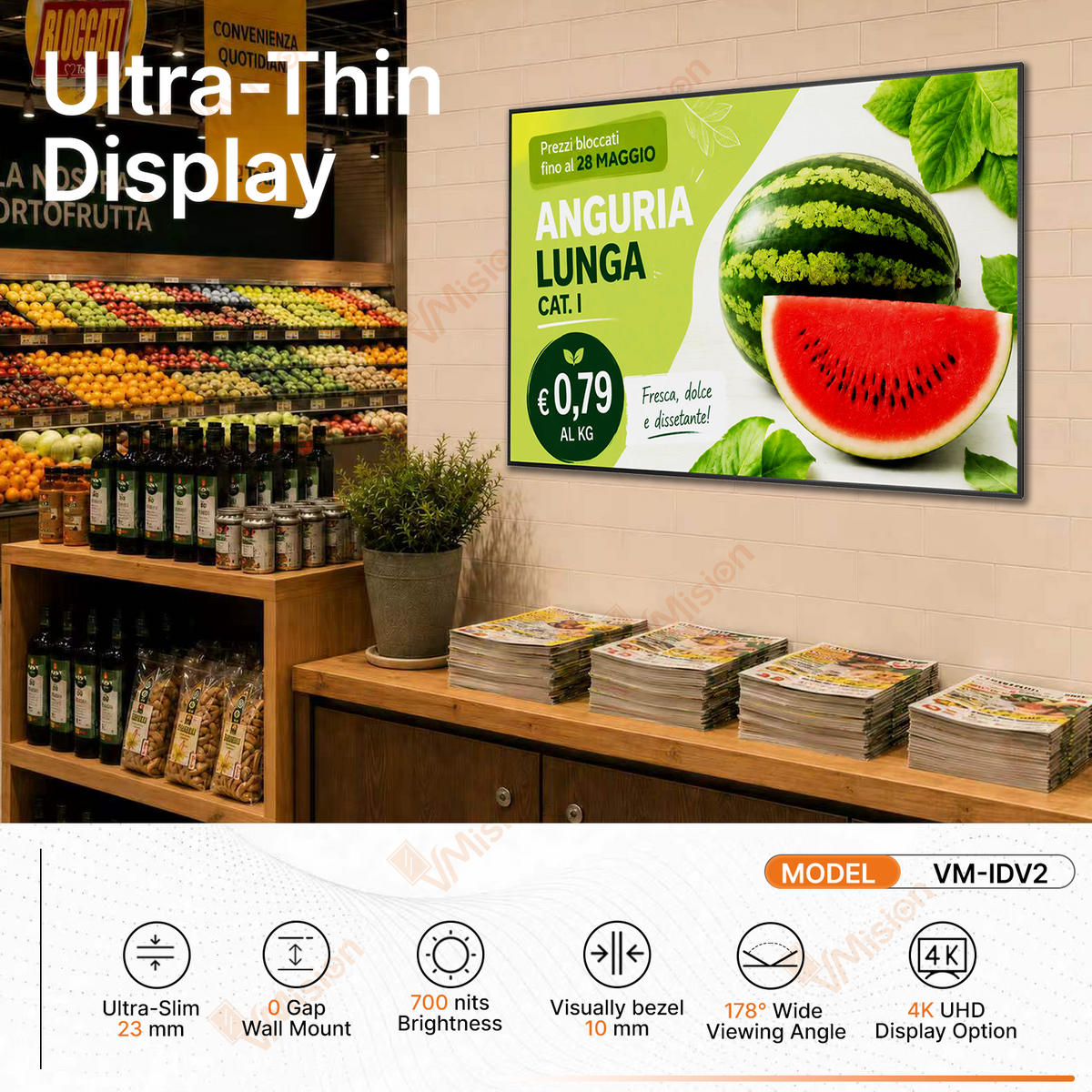 VM-IDV2 Ultrathin display
