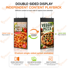 VM-WHBV2 Double-sided Hanging Digital Signage