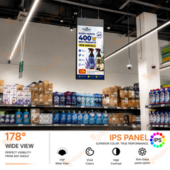 VM-WHBV2 Double-sided Hanging Digital Signage