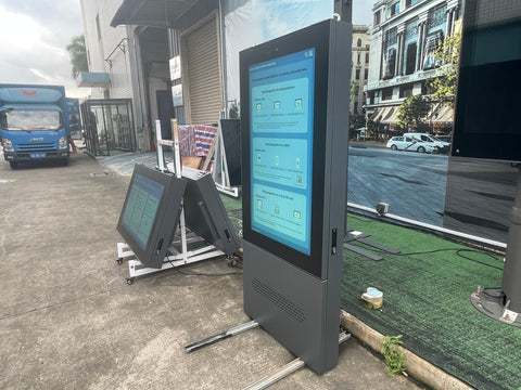 VM-ODV1 Outdoor All Aluminum Digital Signage Kiosks