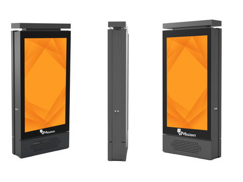 VM-ODV2 Outdoor All Aluminum Double Side Digital Signage Kiosks