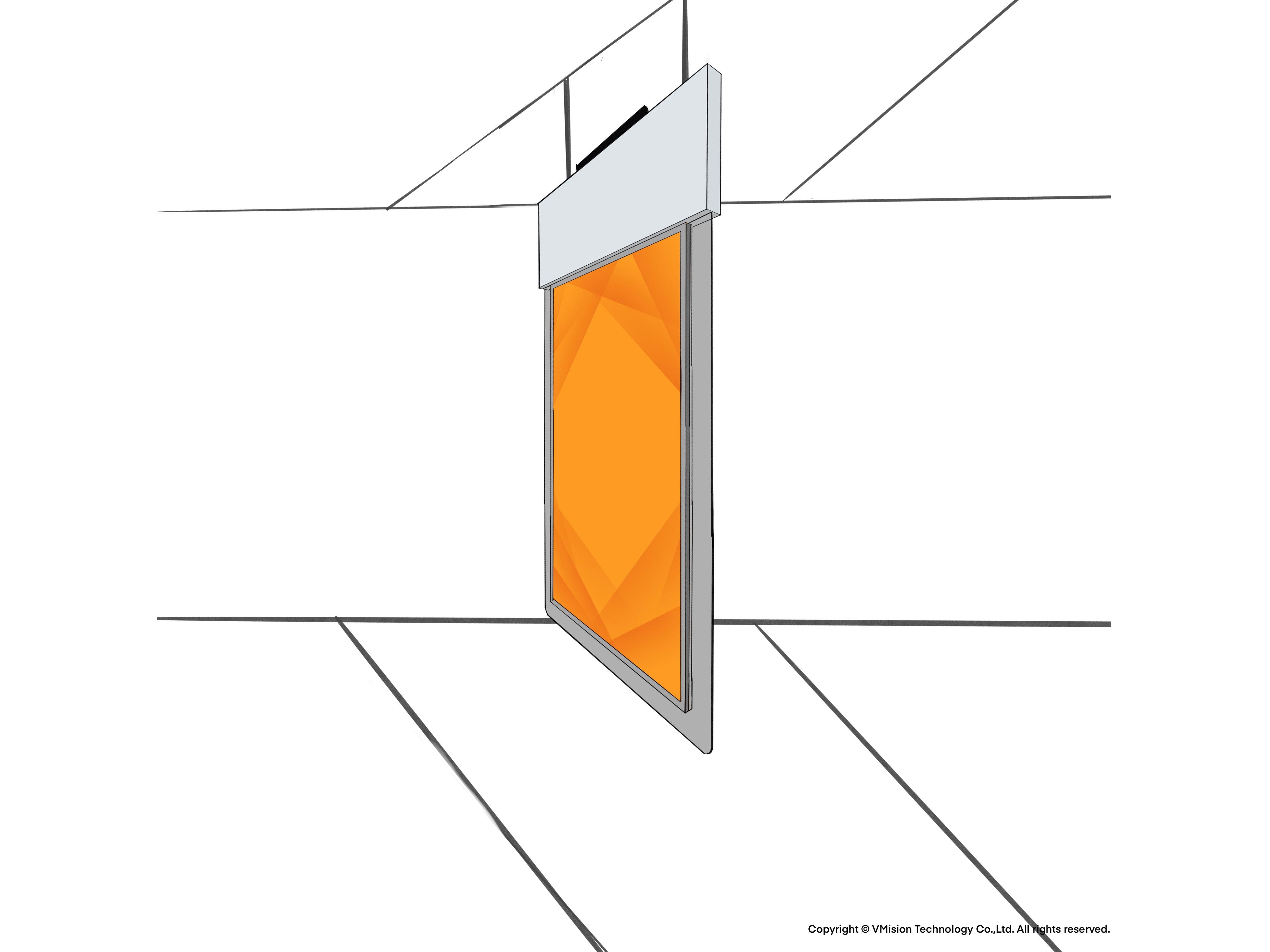 VM-WHBV2 Double-sided Hanging Digital Signage – VMision